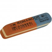 Ластик Koh-I-Noor, каучуковый, арт.6521/60, комбинированный, сине-красный, 50х18х7мм, ст.60 Ластик Koh-I-Noor, каучуковый, арт.6521/60, комбинированный, сине-красный, 50х18х7мм, ст.60