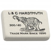 Ластик Koh-I-Noor, каучуковый, арт.300-40, белый, 35х25х7мм, ст.48 Ластик Koh-I-Noor, каучуковый, арт.300-40, белый, 35х25х7мм, ст.48