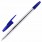 Ручка шариковая Corvina 51, прозрачный корпус синяя, ст.50