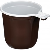 Чашка кофейная одноразовая (коричневая) 0,20л, 50шт/уп, ст.1