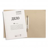 Скоросшиватель Дело, белый, 280г/м., мелованный картон, ст. 200