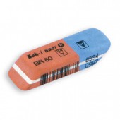 Ластик Koh-I-Noor, каучуковый, арт.6521/80, комбинированный, сине-красный, 40х15х7мм, ст.84 Ластик Koh-I-Noor, каучуковый, арт.6521/80, комбинированный, сине-красный, 40х15х7мм, ст.84