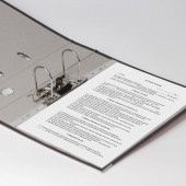 Папка-регистратор Esselte Economy, А4, пвх, металлическая окантовка, карман, 75 мм