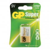 Элементы питания батарейка GP Super, F8/Крона/6LR61, 9 V, алкалиновые, ст.1 Элементы питания батарейка GP Super, F8/Крона/6LR61, 9 V, алкалиновые, ст.1