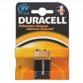 Элементы питания батарейка Duracell F8/Крона/6LR61, 9 V, алкалиновая, ст.1 Элементы питания батарейка Duracell F8/Крона/6LR61, 9 V, алкалиновая, ст.1