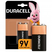 Элементы питания батарейка Duracell F8/Крона/6LR61, 9 V, алкалиновая, ст.1