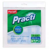 Салфетка "Paclan", универсальная, хоз, вискоза, 5шт/уп., ст.1 Салфетка "Paclan", универсальная, хоз, вискоза, 5шт/уп., ст.1