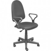 Кресло офисное Prestige, серый, ст.1
