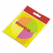 Липкие блоки 40х 50мм, Kores, неон, 50л, 4шт/уп, Липкие блоки 40х 50мм, Kores, неон, 50л, 4шт/уп,