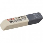 Ластик Koh-I-Noor, каучуковый, арт.6541/60, комбинированный, бело-серый, 45х13х7мм, ст.56 Ластик Koh-I-Noor, каучуковый, арт.6541/60, комбинированный, бело-серый, 45х13х7мм, ст.56