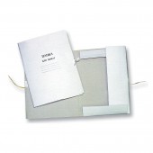 Папка на завязках, 260г/м2, немелованный картон, ст.200