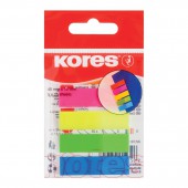 Закладки  пласт. 5цв.по 25л, Kores Film, 12ммх45, яркие цвета, ст.1 Закладки  пласт. 5цв.по 25л, Kores Film, 12ммх45, яркие цвета, ст.1