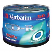 Диск CD-R Verbatim, 700Mb 52x, на шпинделе 50шт./уп., ст.1