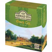 Чай зеленый Ahmad Tea Green, 100пак/уп, ст.1 Чай зеленый Ahmad Tea Green, 100пак/уп, ст.1