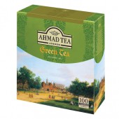 Чай зеленый Ahmad Tea Green, 100пак/уп, ст.1 Чай зеленый Ahmad Tea Green, 100пак/уп, ст.1
