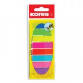 Закладки  пласт. 8цв.по 25л, Kores Film, 12ммх45, яркие цвета, на линейке ст.1 Закладки  пласт. 8цв.по 25л, Kores Film, 12ммх45, яркие цвета, на линейке ст.1