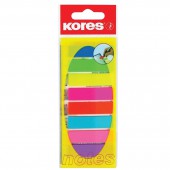 Закладки  пласт. 8цв.по 25л, Kores Film, 12ммх45, яркие цвета, на линейке ст.1 Закладки  пласт. 8цв.по 25л, Kores Film, 12ммх45, яркие цвета, на линейке ст.1