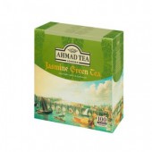Чай зеленый Ahmad Tea Green Jasmine, жасмин, 100пак/уп, ст.12 Чай зеленый Ahmad Tea Green Jasmine, жасмин, 100пак/уп, ст.12