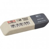 Ластик Koh-I-Noor, каучуковый, арт.6541/40, комбинированный, бело-серый, 56х19х7мм, ст.40 Ластик Koh-I-Noor, каучуковый, арт.6541/40, комбинированный, бело-серый, 56х19х7мм, ст.40