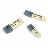 Ластик Koh-I-Noor, каучуковый, арт.6541/40, комбинированный, бело-серый, 56х19х7мм, ст.40 Ластик Koh-I-Noor, каучуковый, арт.6541/40, комбинированный, бело-серый, 56х19х7мм, ст.40