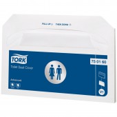 Одноразовые покрытия для унитаза "Tork Advanced", 37*42, арт.750160 ,250шт/уп ст.1