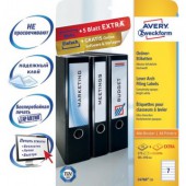 Самоклеящиеся этикетки Avery Zweckform,  7-дел., 192х38, белые, 25л/уп, ст.1 Самоклеящиеся этикетки Avery Zweckform,  7-дел., 192х38, белые, 25л/уп, ст.1