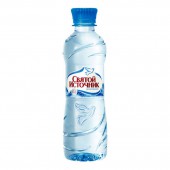 Вода питьевая "Святой Источник", негаз., упаковка 12 бутылок по 0.33л , ст.1