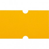 Этикет-лента 21,5х12, прямая, оранжевая ,1000шт/рул 10рул/уп, ст.1000