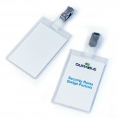 Бейдж Durable 8002, вертикальный, 60*90, 25 шт/уп Бейдж Durable 8002, вертикальный, 60*90, 25 шт/уп