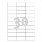 Самоклеящиеся этикетки Avery Zweckform, 30-дел., 70х29.7, Z3489, 100л/уп, белые
