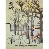 Альбом д/рис. А4, 40л, склейка, Kroyter, Город, Альбом д/рис. А4, 40л, склейка, Kroyter, Город,