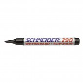 Маркер для письма на доске Schneider S290, чёрный, 2мм, круглый наконечник