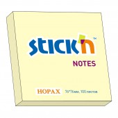 Липкие блоки Hopax Stick'N, 76х76мм, пастель, 100 л