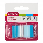 Липкие закладки пласт. Attache, 1 цвет по 25 л, 25х45 мм Липкие закладки пласт. Attache, 1 цвет по 25 л, 25х45 мм