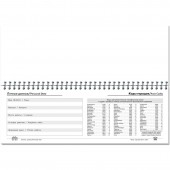 Планинг недатированный Attache Economy картон 56 листов в ассортименте (300х100 мм)