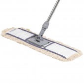 Насадка МОП плоская Vileda Professional ДастМоп хлопок/ПЭС 60x12 см бежевая Насадка МОП плоская Vileda Professional ДастМоп хлопок/ПЭС 60x12 см бежевая