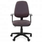 Кресло офисное ch-661, ткань, пластик, серое, ст.1
