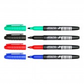 Маркер перманентный Attache, набор, 1,5-3мм, 4шт/уп ст.1 Маркер перманентный Attache, набор, 1,5-3мм, 4шт/уп ст.1