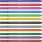 Набор линеров Attache Rainbow, 0,33мм трехгранный корпус, 12 цветов,  ст.1