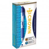 Ручка гелевая Crown, 0,7 мм, автомат