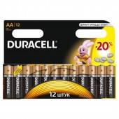 Элементы питания батарейка Duracell AA/316/LR6, алкалиновые, 12 шт/блистер, ст.1 Элементы питания батарейка Duracell AA/316/LR6, алкалиновые, 12 шт/блистер, ст.1