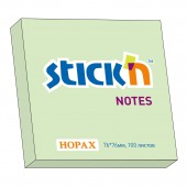 Липкие блоки Hopax Stick'N, 76х76мм, пастель, 100 л