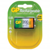Аккумуляторная батарея GP F8/КРОНА/6LR61 NiMH, 200 mAh,  ст.1 Аккумуляторная батарея GP F8/КРОНА/6LR61 NiMH, 200 mAh,  ст.1