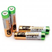 Элементы питания батарейка GP Super, AAA/286/LR03/24А, алкалиновые, 4шт/уп ст.1