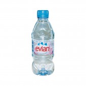 Вода минеральная "Evian" негаз. 0,33л, пэт, 24шт/уп ст.1