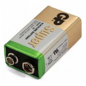 Элементы питания батарейка GP Super, F8/КРОНА/6LR61, 9 V, алкалиновые, ст.1 Элементы питания батарейка GP Super, F8/КРОНА/6LR61, 9 V, алкалиновые, ст.1
