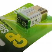 Элементы питания батарейка GP Super, F8/КРОНА/6LR61, 9 V, алкалиновые, ст.1 Элементы питания батарейка GP Super, F8/КРОНА/6LR61, 9 V, алкалиновые, ст.1