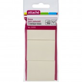 Липкие блоки 38х 51мм, Attache, желтые, 3шт/уп, ст.1 Липкие блоки 38х 51мм, Attache, желтые, 3шт/уп, ст.1