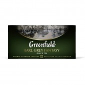 Чай черный Greenfield Earl Grey Fantasy, бергамот, цейлонс., фольгир, 25пак/уп., ст.1