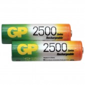 Аккумуляторная батарея GP АА/LR6 NiMh 2500 мАн  2шт/уп, ст.1 Аккумуляторная батарея GP АА/LR6 NiMh 2500 мАн  2шт/уп, ст.1
